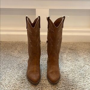 Brown Western Cowboy Boots